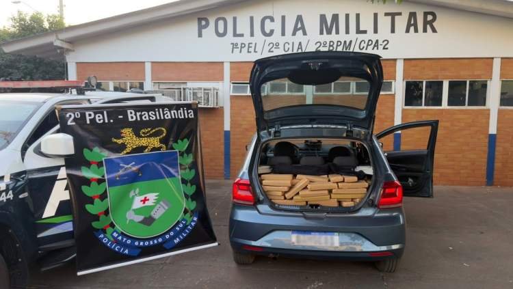 Mais de 326 quilos de entorpecentes apreendidos em operação policial em Brasilândia, MS