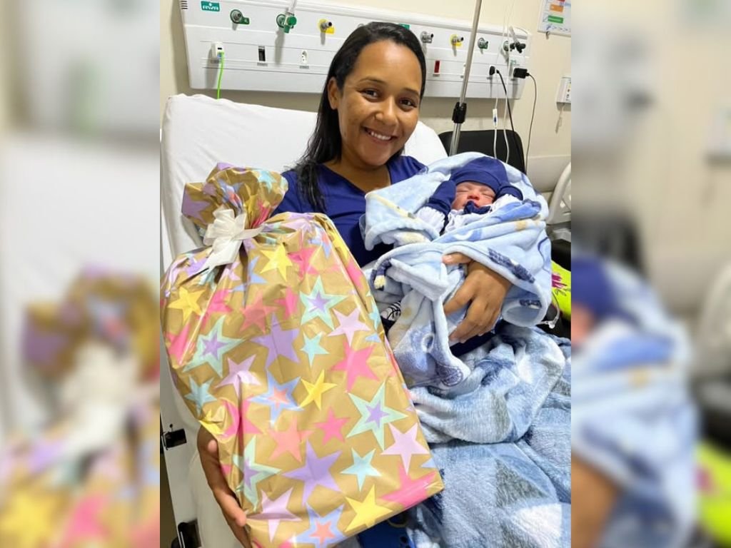 Primeiro bebê natalino traz alegria e esperança ao nascer em Três Lagoas