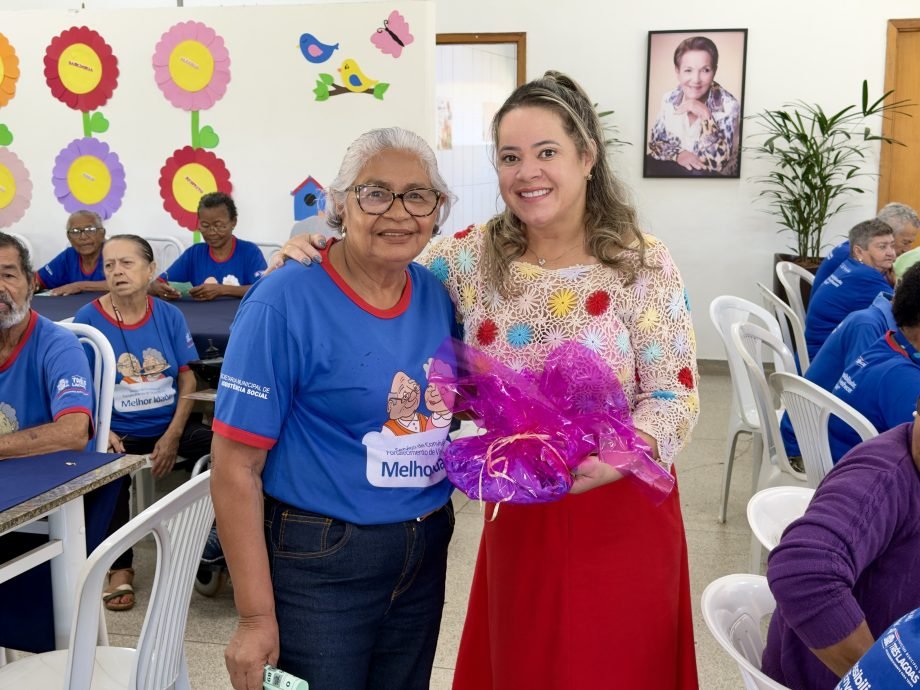 Confraternização e bingo divertem idosos do SCFV Tia Nega em Três Lagoas