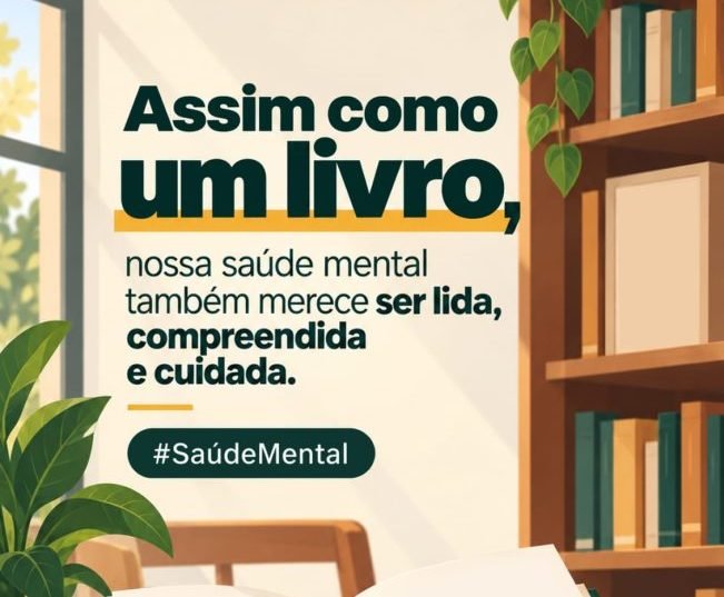 Biblioteca Municipal Rosário Congro promove rodas de conversa sobre saúde mental em setembro