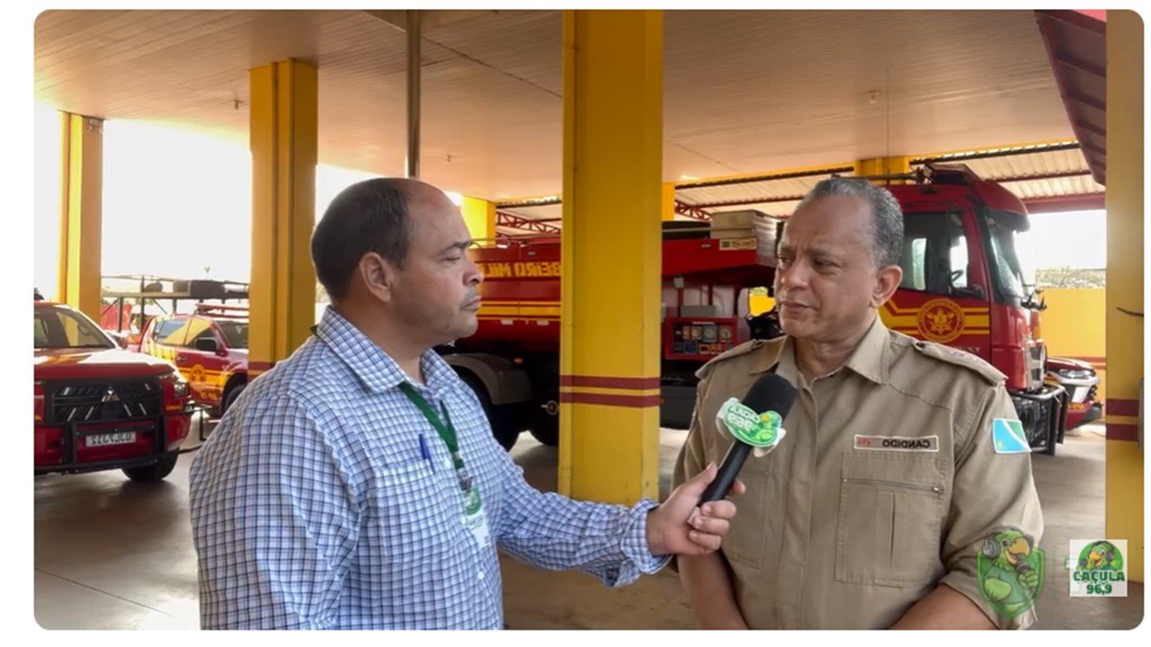 Tenente Bombeiro Cândido compartilha orientações de segurança para o fim de semana em vídeo