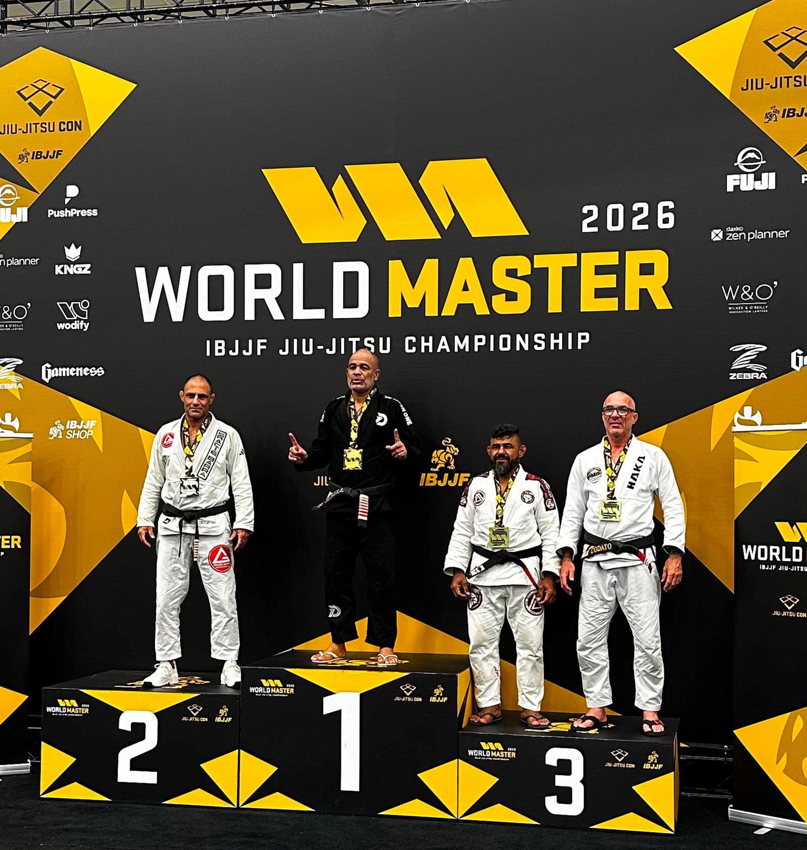 Mestre Tatu conquista bronze no Mundial de Jiu-Jitsu em Las Vegas