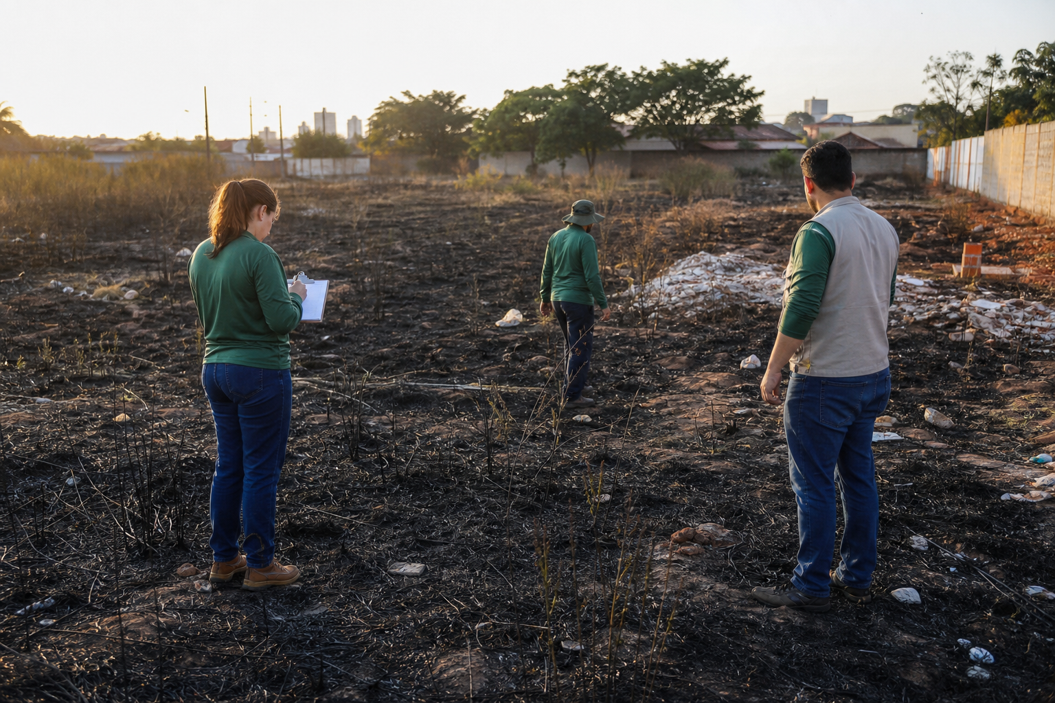 Aumento de queimadas em terrenos baldios acende alerta em Três Lagoas