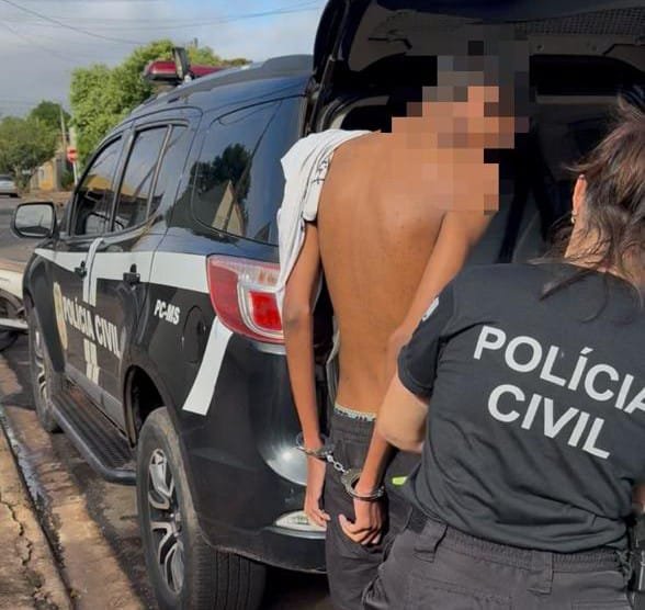 Polícia Civil efetua prisão por crimes sexuais e extorsão em Três Lagoas