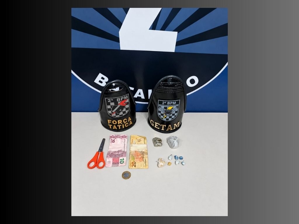 Casal é preso com 25 gramas de drogas após fuga em Três Lagoas