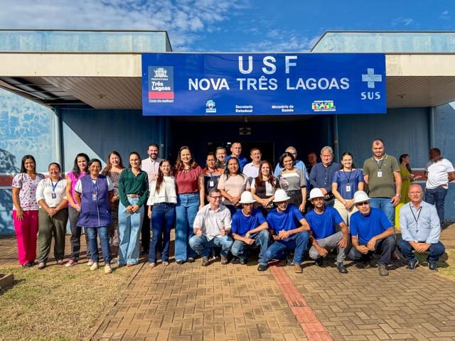 Começando pela USF Nova Três Lagoas, Prefeitura dá início a nova fase da manutenção predial