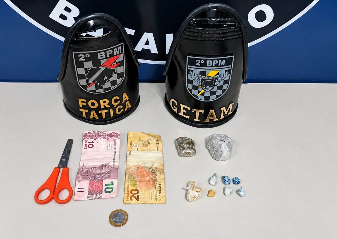 Casal é preso por tráfico de drogas na Vila Piloto em Três Lagoas