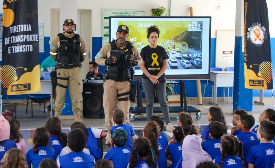 Maio Amarelo: Detran promove palestra sobre segurança viária em escola municipal