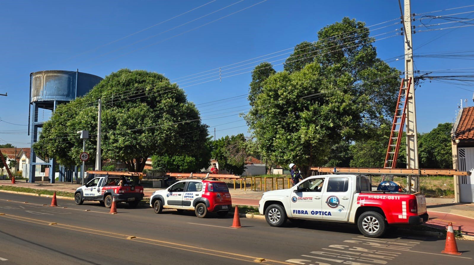 Gigabyte avança na remoção de cabos soltos e otimiza a segurança urbana em Três Lagoas