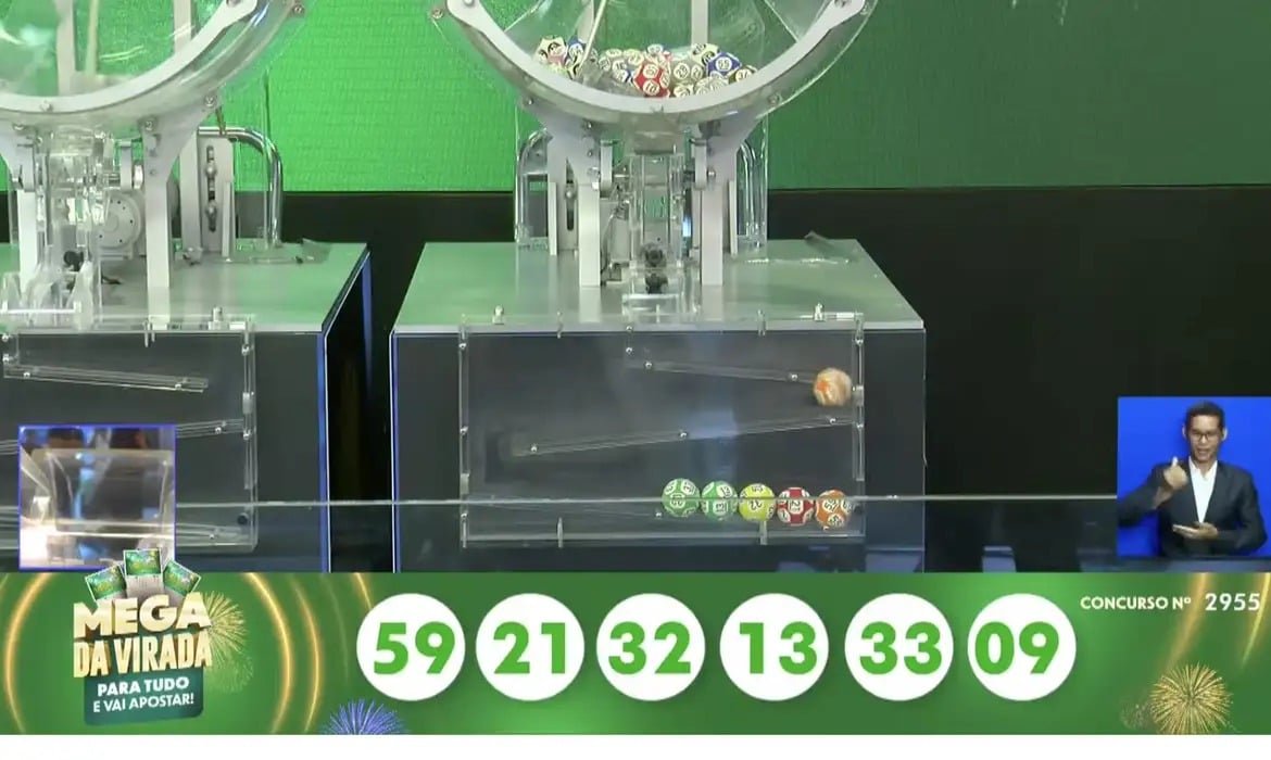 Mega da Virada 2024: Seis apostas dividem prêmio bilionário