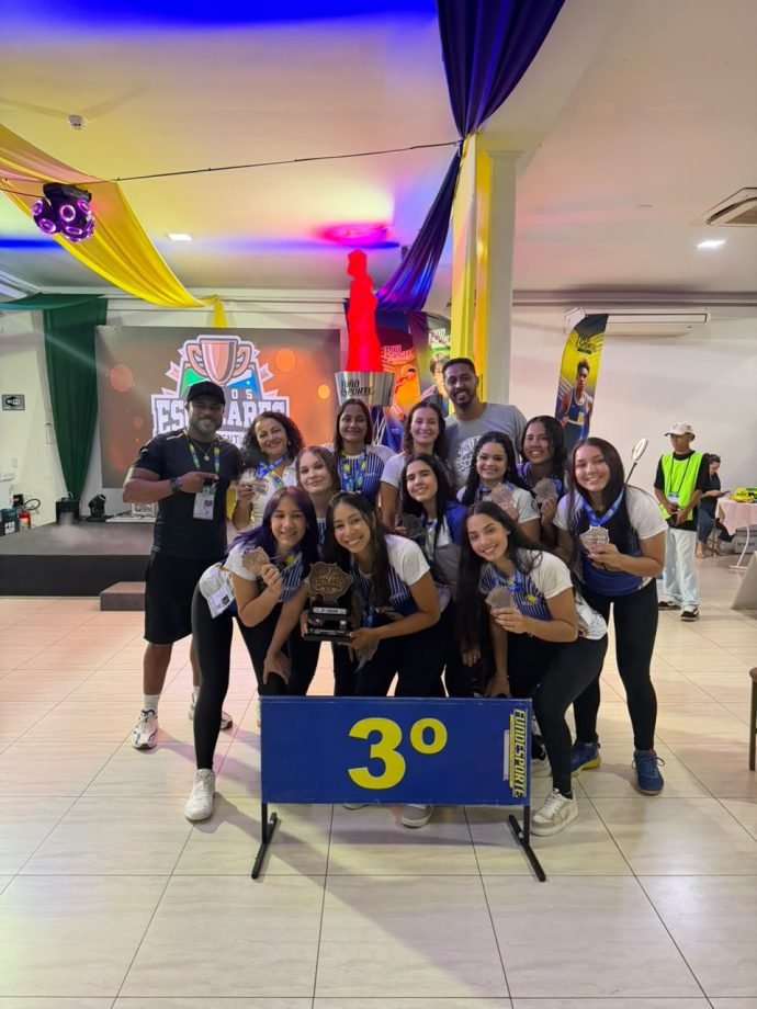 Time feminino de vôlei alcança 3º lugar nos Jogos Escolares da Juventude de Mato Grosso do Sul