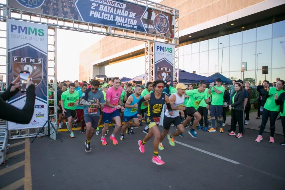 5ª Corrida de Rua do 2º BPM distribui R$ 10 mil em prêmios