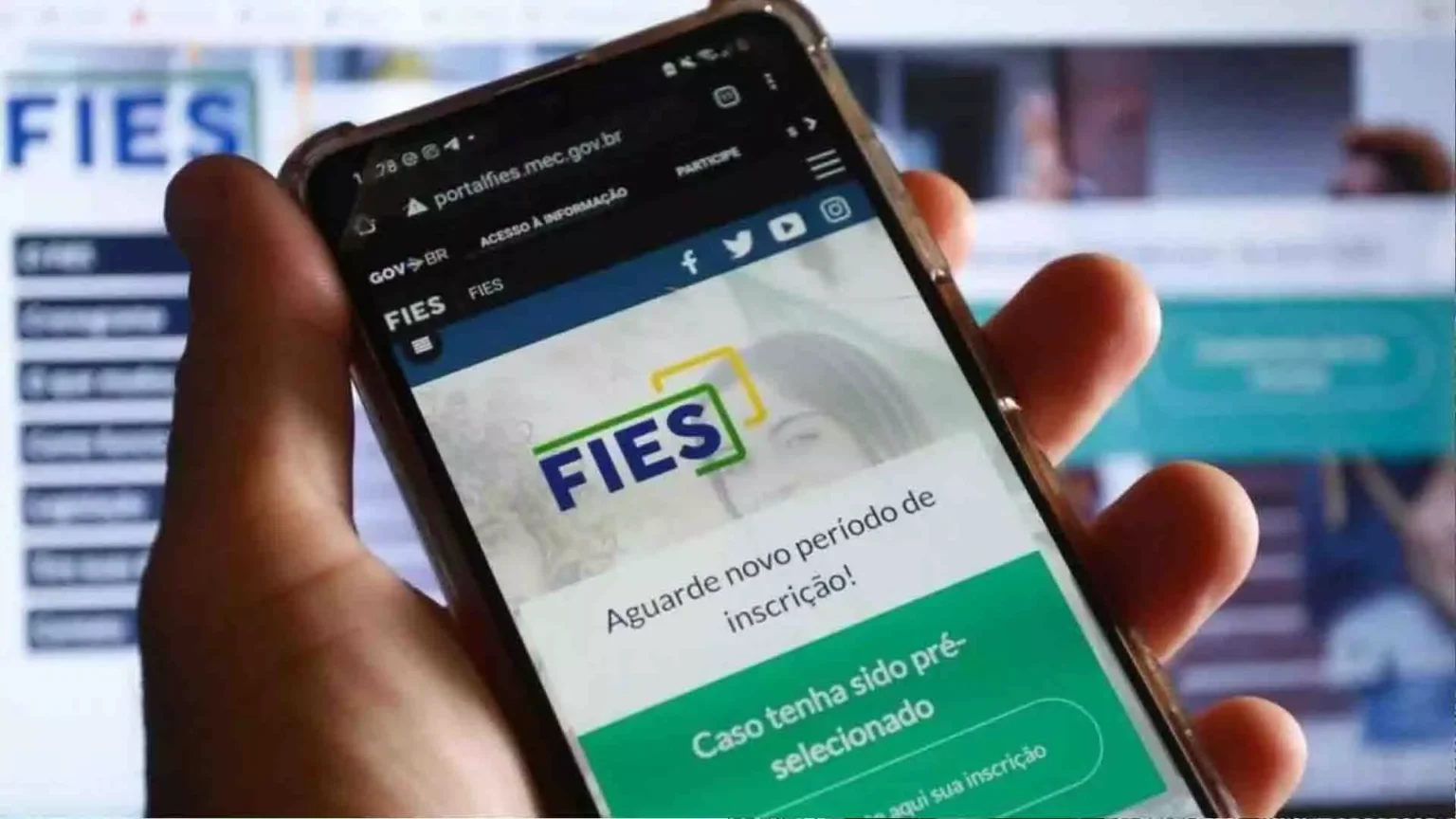Inscrições para vagas remanescentes do Fies começam em 26 de outubro