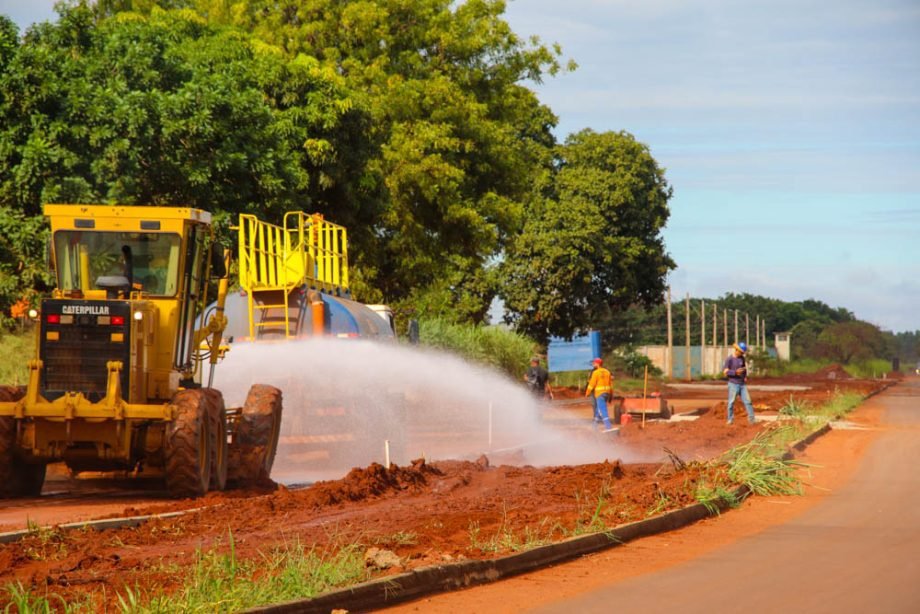 Obras da Avenida Custódio Andrews já alcançam quase 70% de execução