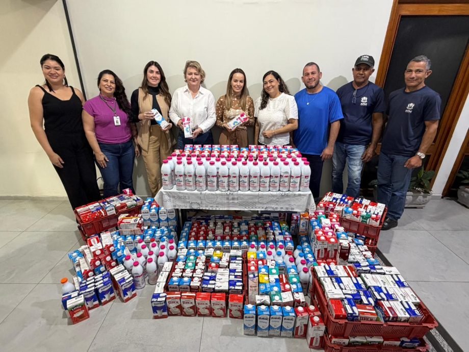 APAE de Três Lagoas recebe doação de 600 litros de leite arrecadados pela turma de Medicina da UFMS