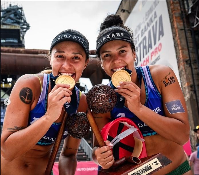 Atleta revelada em Três Lagoas conquista título mundial no vôlei de praia