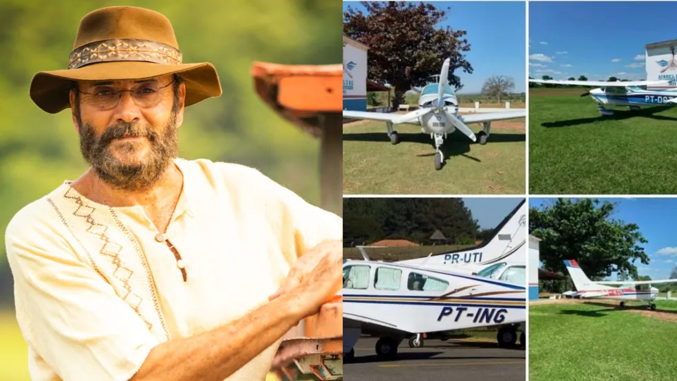 Aeronave de Almir Sater e mais dois aviões roubados em MS são localizados na Bolívia após quase cinco anos