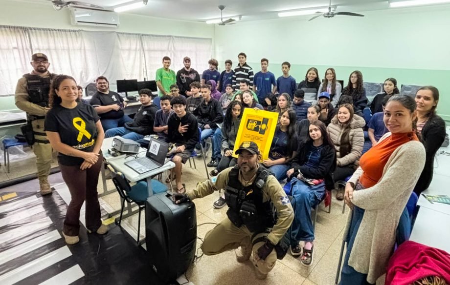 Deptran leva conscientização do Maio Amarelo às escolas de Três Lagoas