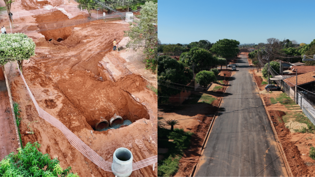 Obras recuperam trecho da Rua Manuel de Faria e levam pavimentação asfáltica à região