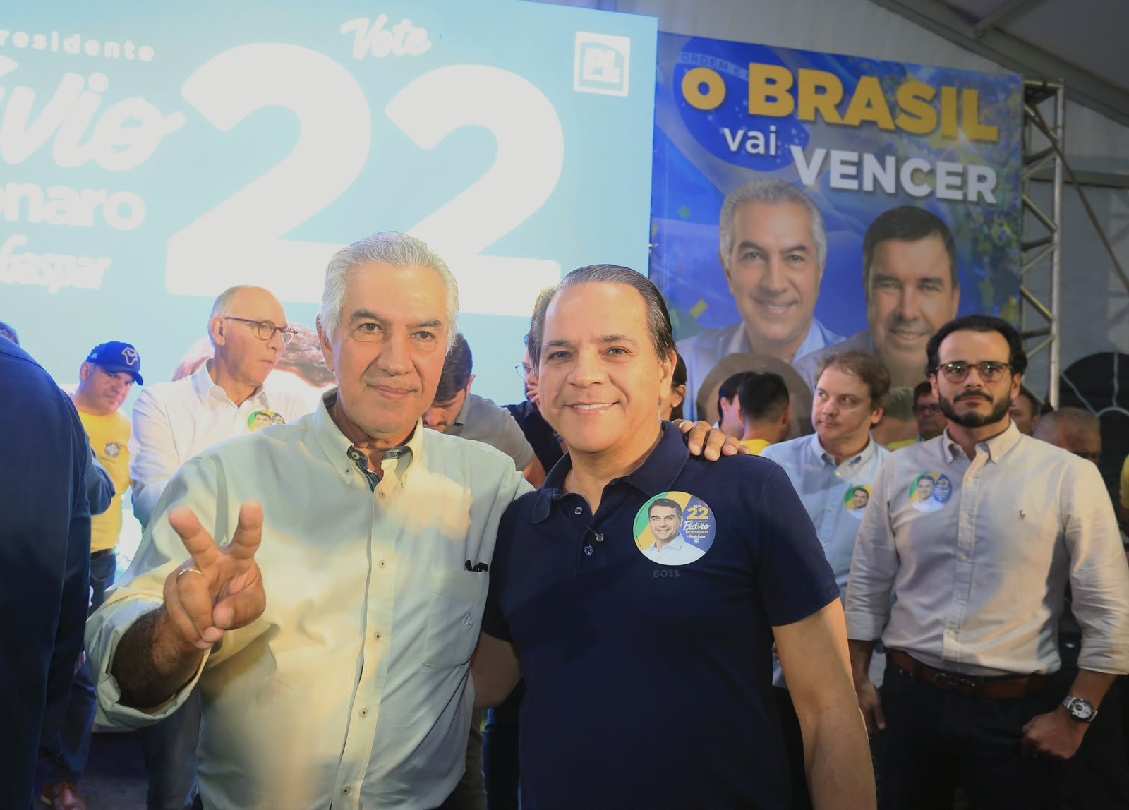Setenta prefeitos miram 70% dos votos para Flávio Bolsonaro em Mato Grosso do Sul