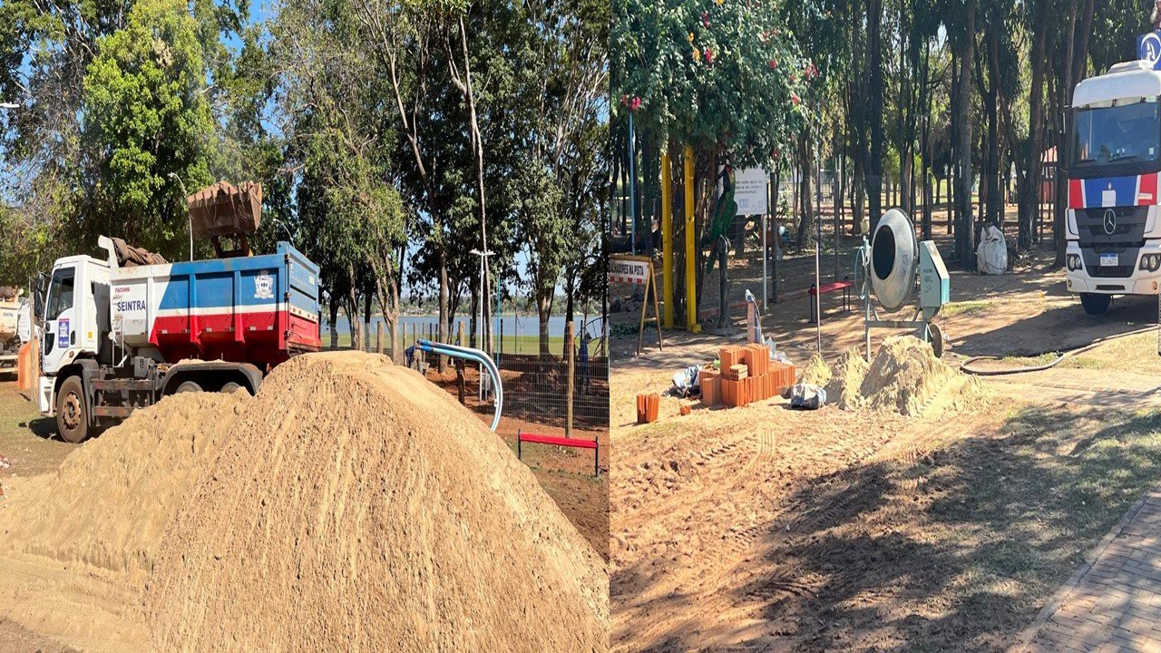 VÍDEO: Parquinho da Lagoa Maior é interditado temporariamente para obras de manutenção