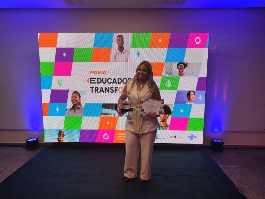 Profissional da Educação de Três Lagoas ganha 1º lugar no Prêmio Professor Transformador