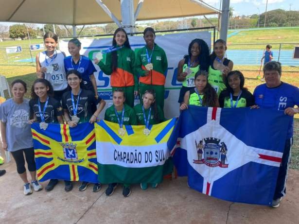 Atletismo de Três Lagoas Conquista 3º Lugar Geral nos Jogos Escolares da Juventude de MS
