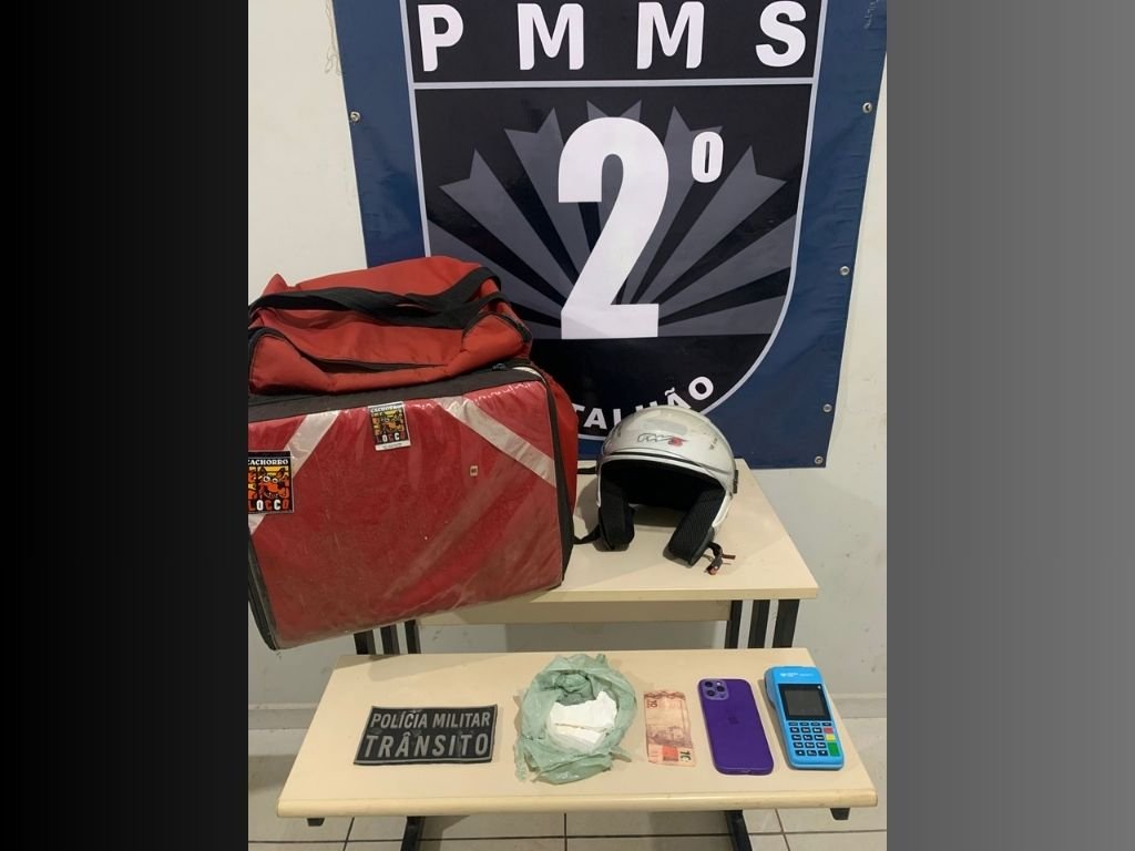 Homem é detido com cocaína durante operação do Pelotão de Trânsito no centro de Três Lagoas