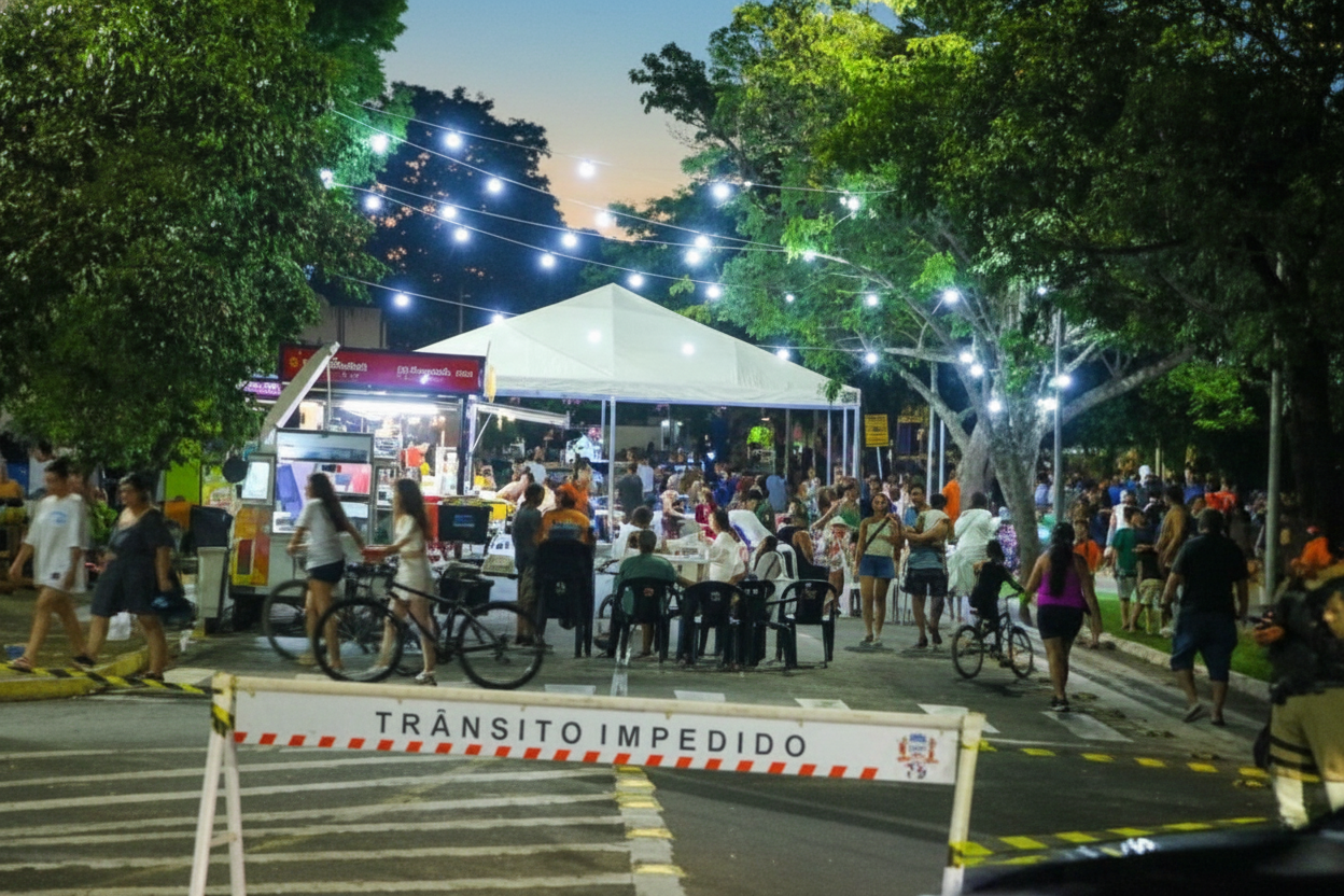Cultura, lazer e gastronomia agitam a Circular da Lagoa Maior com o evento "A Rua é Nossa" neste domingo (17)