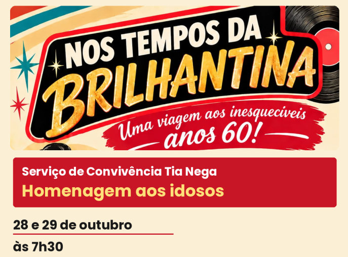 Três Lagoas sedia Nos Tempos da Brilhantina nos dias 28 e 29 de outubro