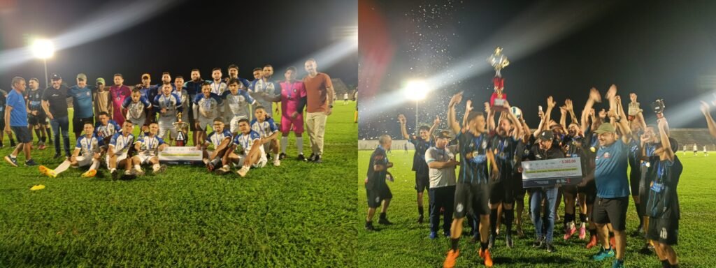 União São João e Grêmio Só Amigos vencem finais do futebol amador em Três Lagoas
