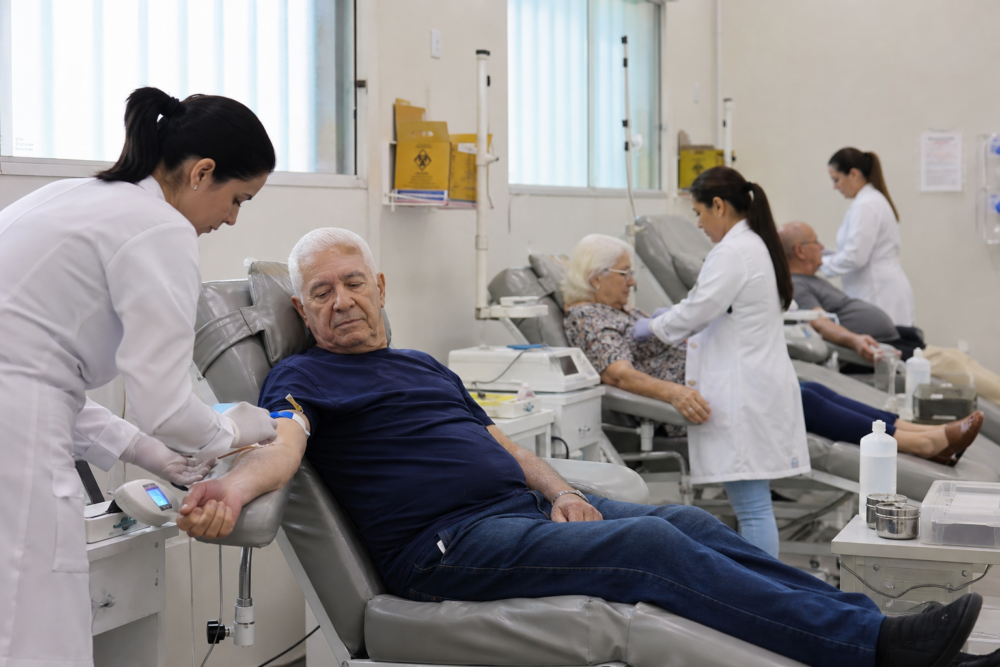 Hemosul de Três Lagoas convoca idosos após fim de limite de idade para doação de sangue