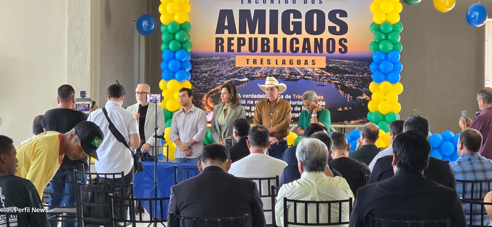 Republicanos reúnem líderes e apoiadores de Paulo Veron em Três Lagoas