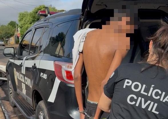 Homem é preso pela Polícia Civil por estupro e extorsão em Três Lagoas