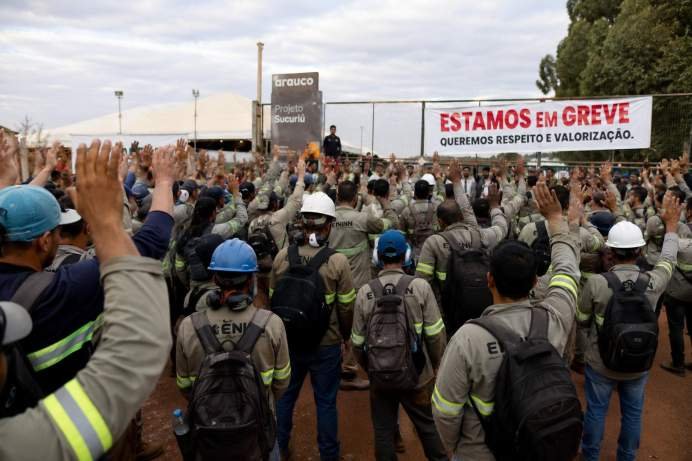 Greve em Inocência movimenta trabalhadores e eleva a pressão por salários e melhores condições de Três Lagoas MS