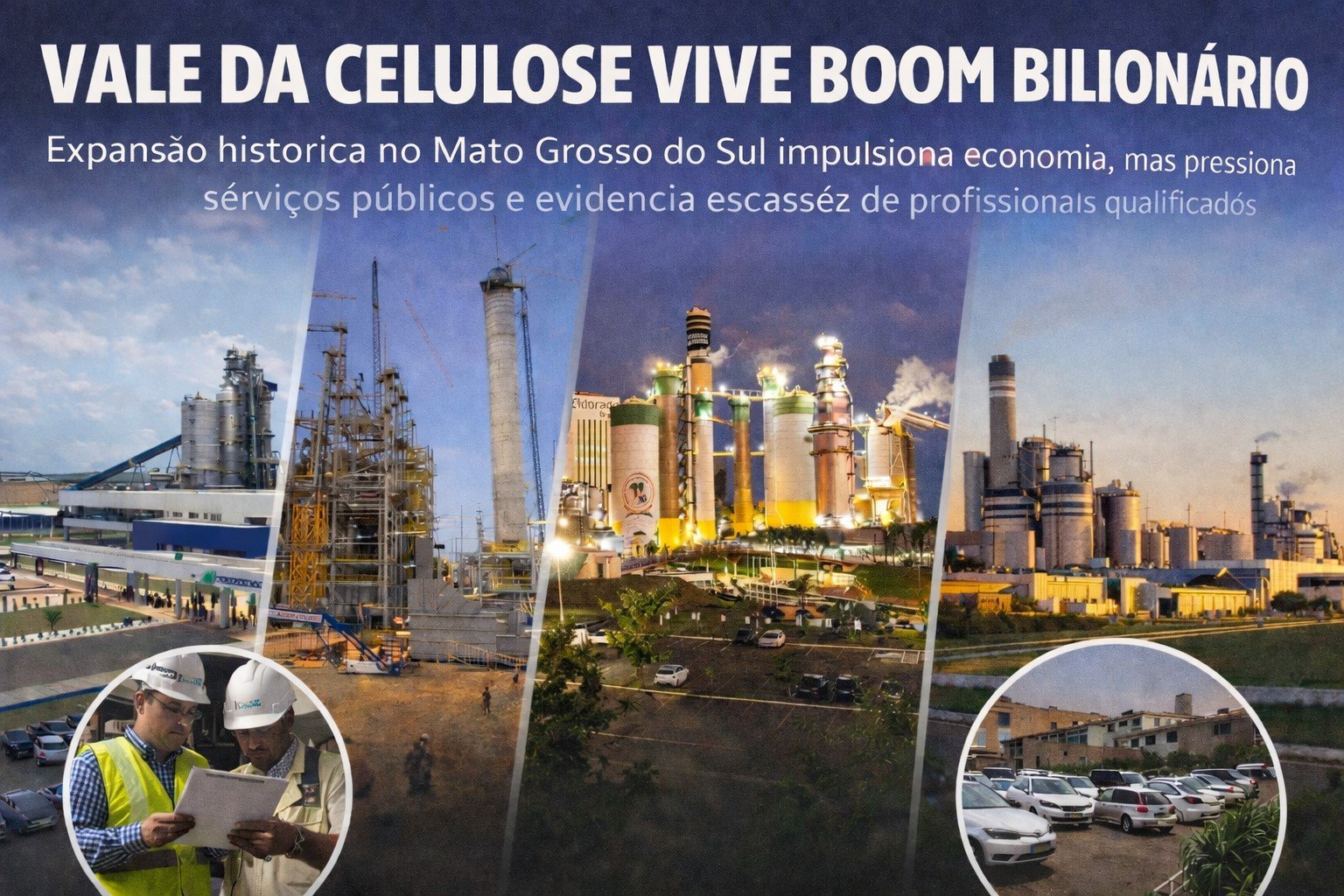 ‘Boom’ bilionário no Vale da Celulose (MS) desafia infraestrutura e mão de obra
