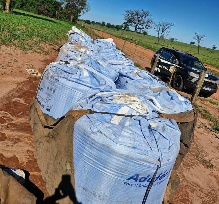 Vinte toneladas de insumos furtados voltam para as mãos dos donos