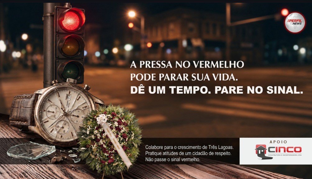 Em Três Lagoas, Perfil News Lança Campanha por um Trânsito Mais Humano e Seguro: Entre a Pressa e a Vida