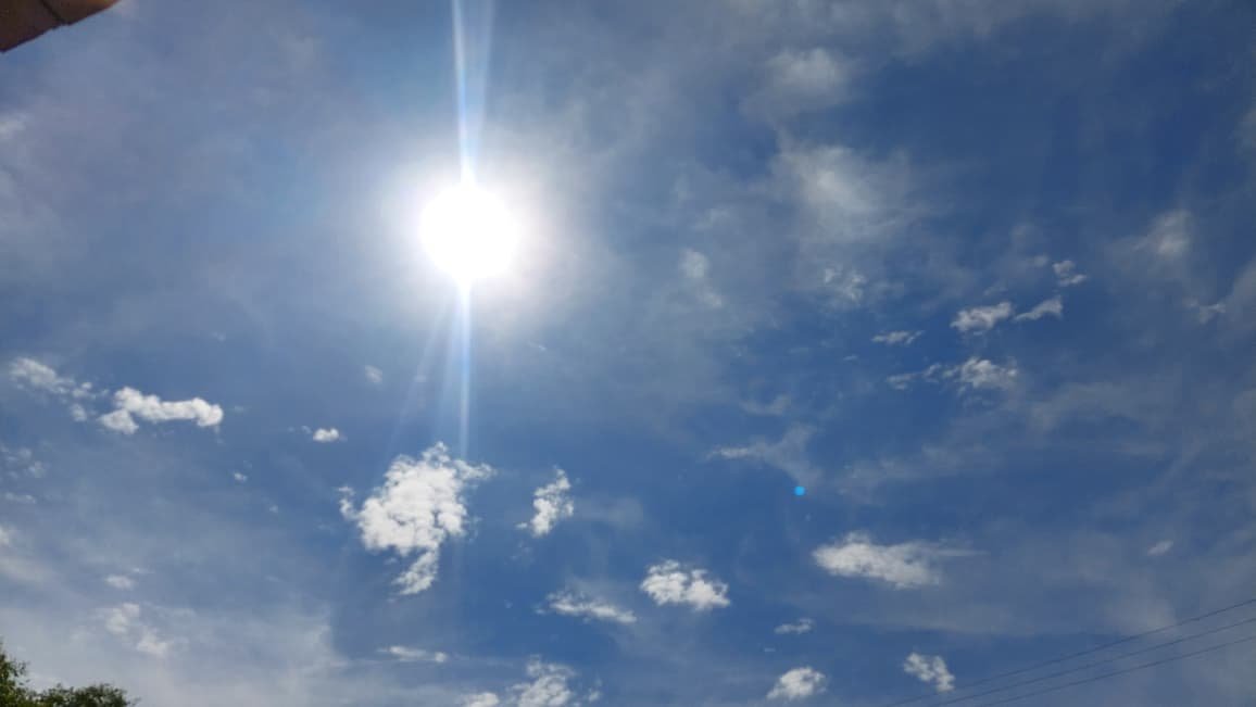 Três Lagoas: Sexta-feira terá calor e chance de chuva isolada