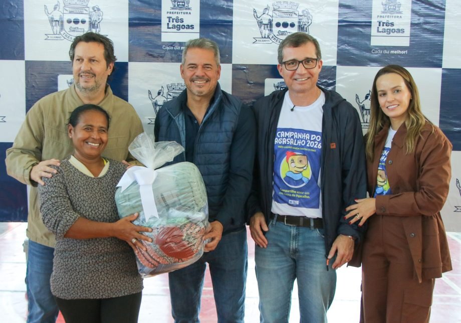 Campanha do Agasalho de Três Lagoas, uma das maiores da história, começa a entregar donativos a famílias vulneráveis