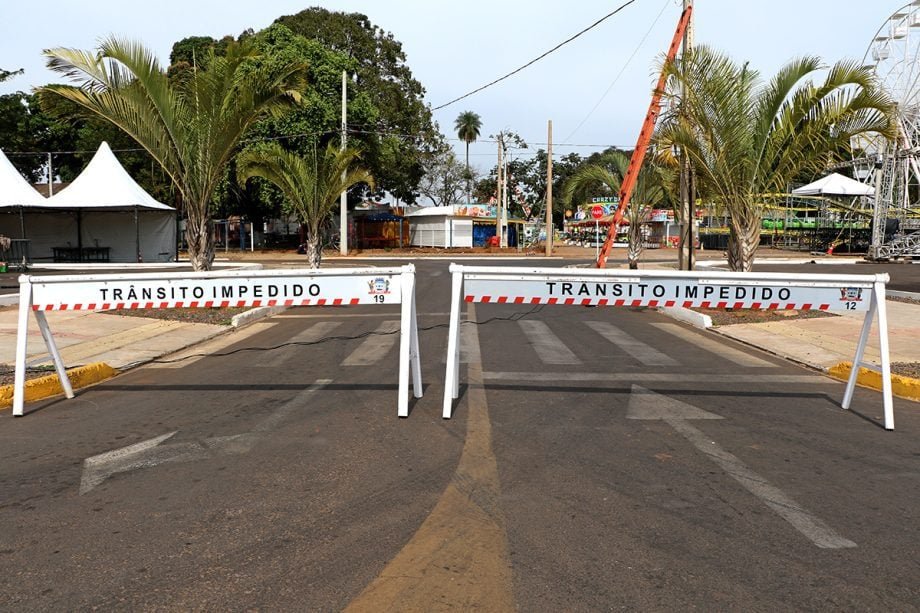 Trânsito terá alterações durante a 36ª Festa do Folclore de Três Lagoas