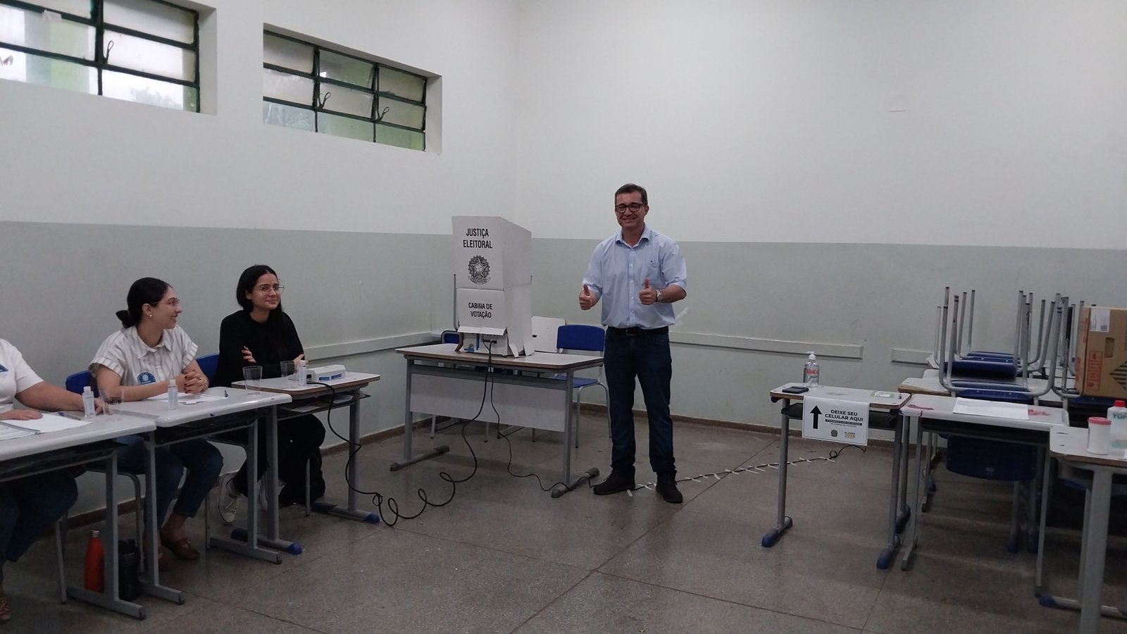 Dr. Cassiano Maia e Eduardo Rocha votam em Três Lagoas